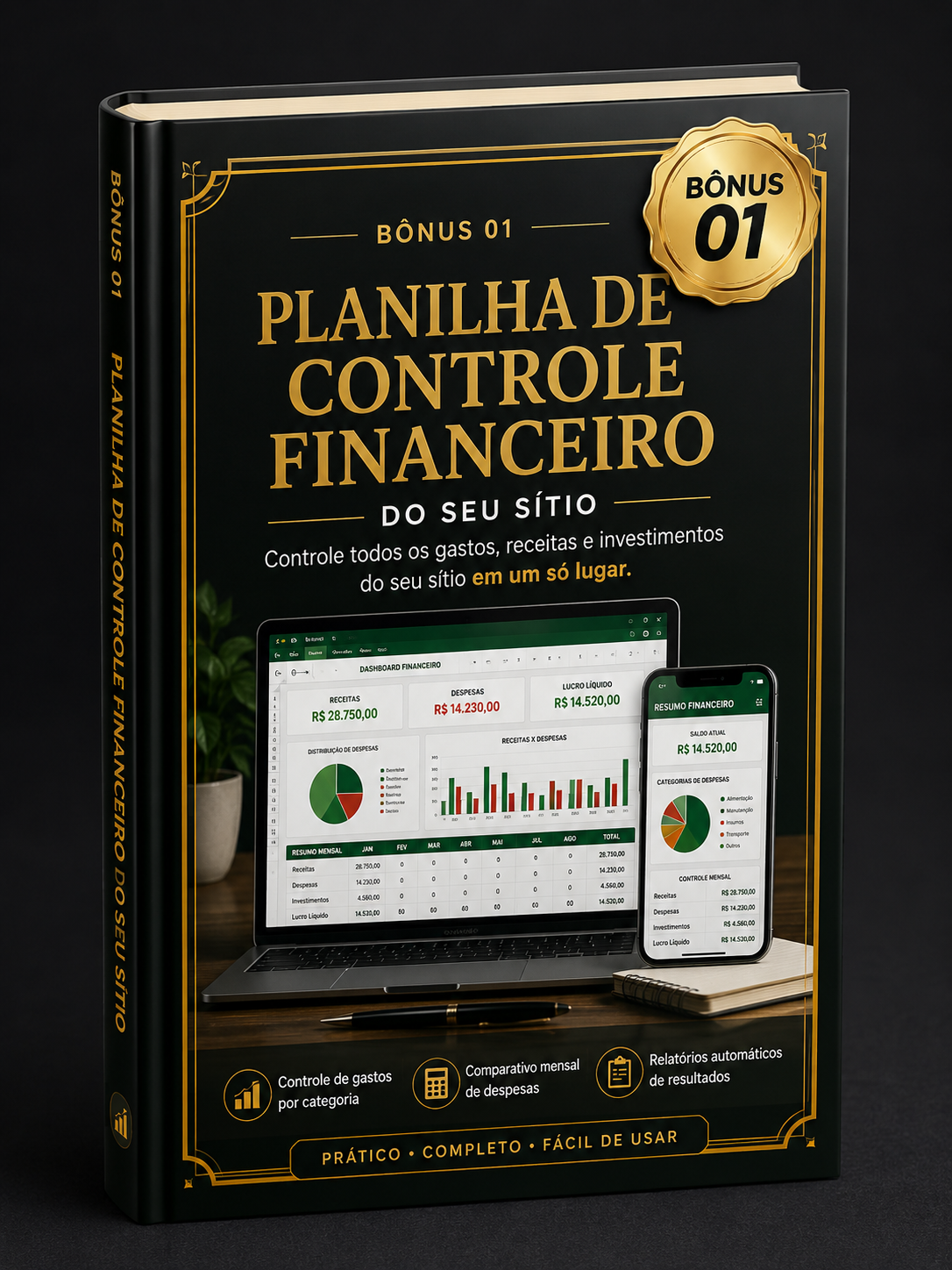 Planilha de Controle Financeiro do Sítio