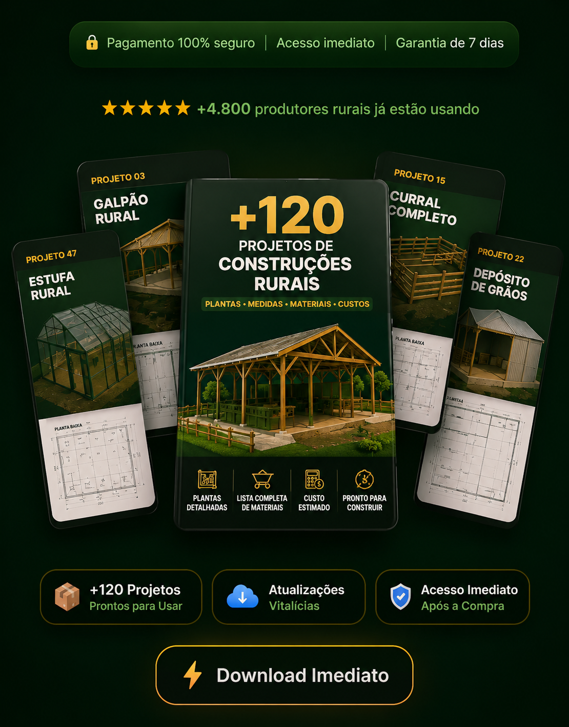 Pack +120 Construções Rurais