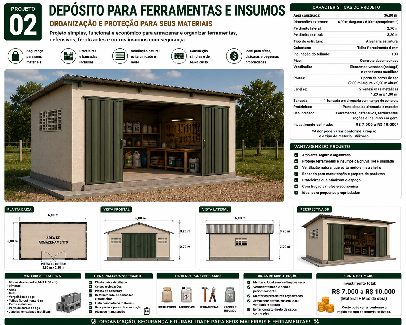 Depósito para Ferramentas